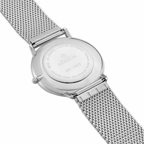 Michel Herbelin City Mesh 19515/AP15B — Sunray Blue, 38.7mm