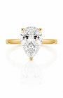 9ct Yellow Gold 2.00ct Pear Shape Lab Grown Diamond Solitaire Engagement Ring (LR29)