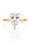 9ct Yellow Gold 2.00ct Pear Shape Lab Grown Diamond Solitaire Engagement Ring (LR29)