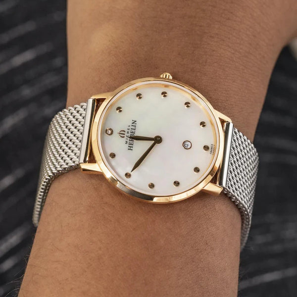 Michel Herbelin City 16915/PR59B — 30.5mm MOP Mesh Rose-Gold