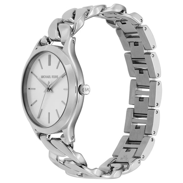 Michael Kors Runway three-hand stainless steel watch – MK7474
