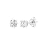 9ct white gold lab grown diamond stud earrings 0.40ct four-prong setting Cassim & Co Johannesburg