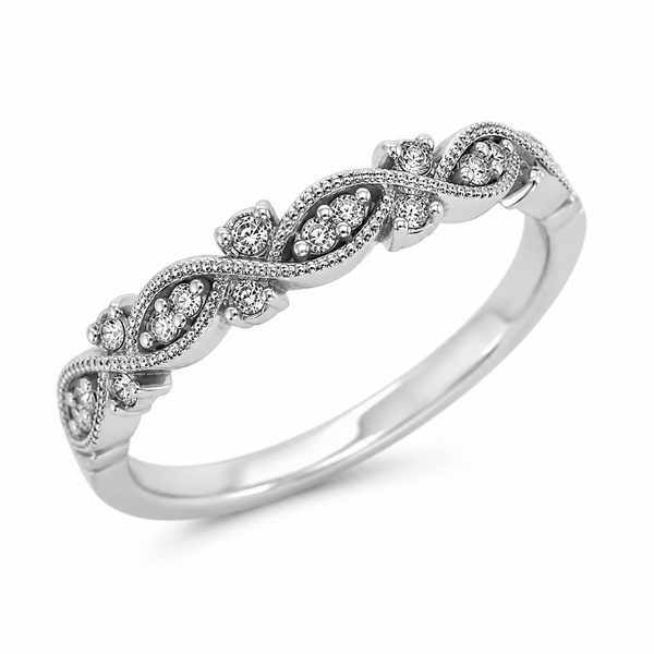 9ct White Gold Eternity Diamond Band 1102063