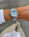 TAG Heuer Aquaracer Quartz Mother-of-Pearl Diamond Dial Ladies Stainless Steel Watch (WAF1415)
