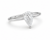 9ct White Gold 1ct Pear Lab Grown Diamond Ring - Cassim & Co South Africa