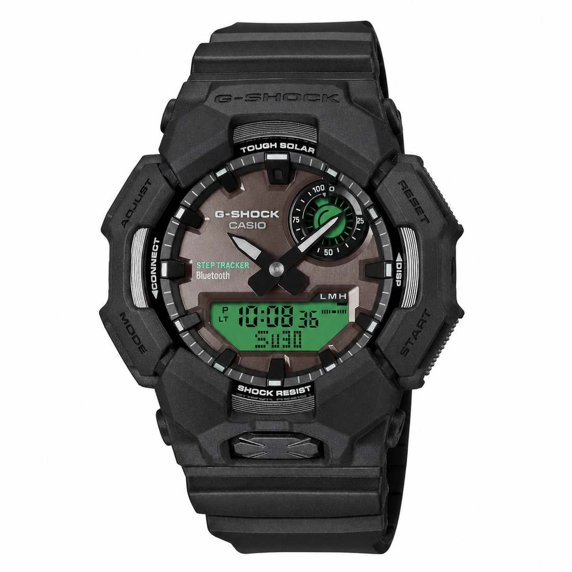 Casio G-SHOCK GA-B010BEG grey dial watch with resin case and strap