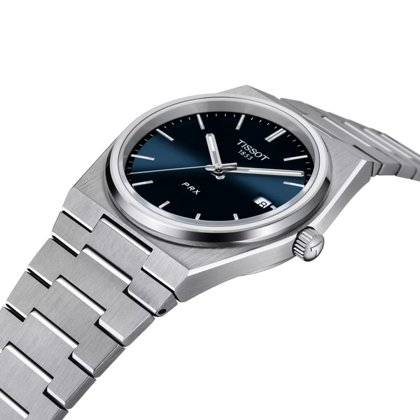 Tissot PRX T137.410.11.041.00 — 40mm Blue Sunray Stainless