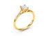 9ct Yellow Gold 1ct Emerald Lab Grown Diamond Ring - Cassim & Co South Africa