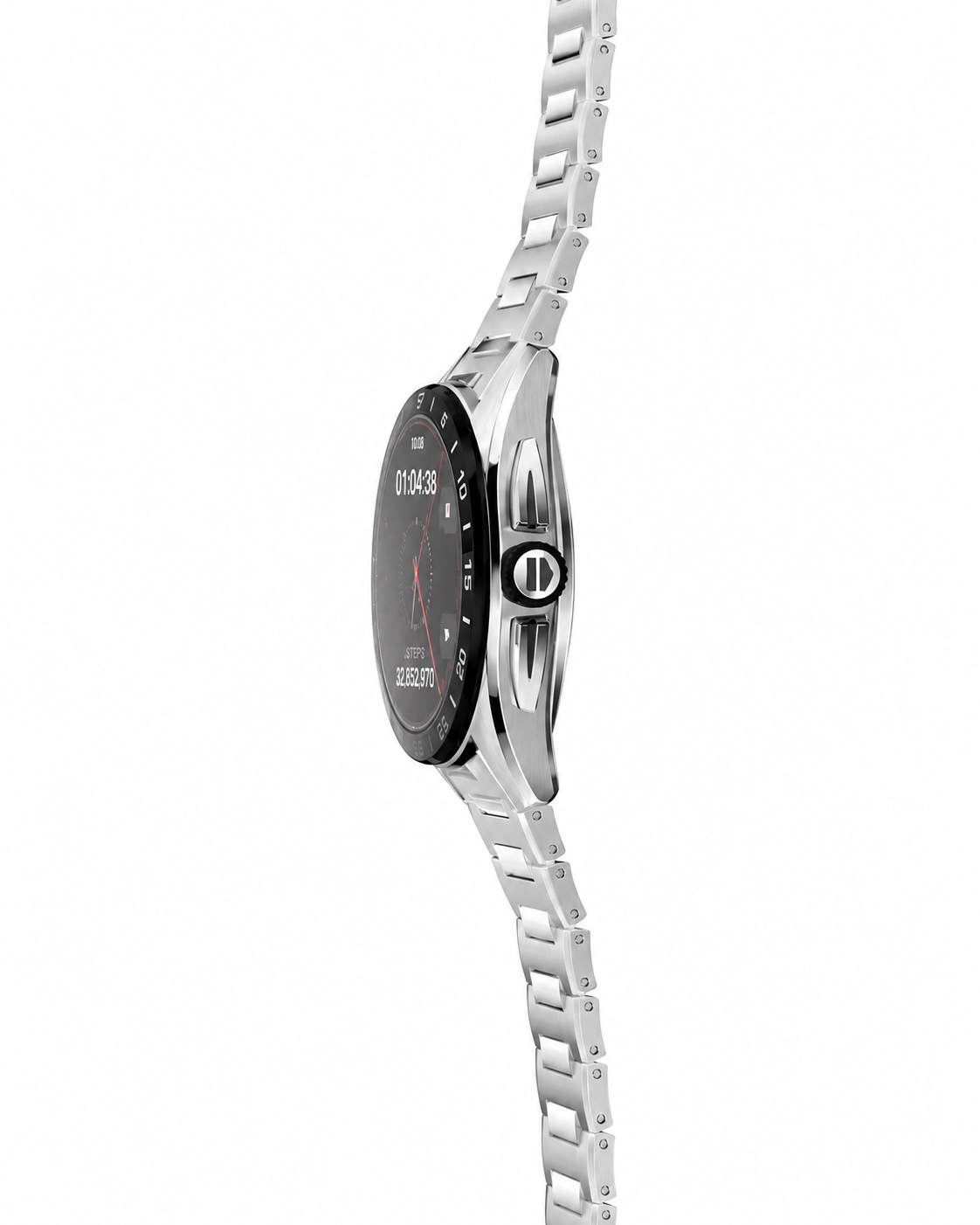 TAG Heuer Connected Calibre E4 Smartwatch Red Dial Stainless Steel 45mm (SBR8A10.BA0616)