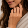 18k White Gold 6 Claw Diamond Engagement Ring 1102142