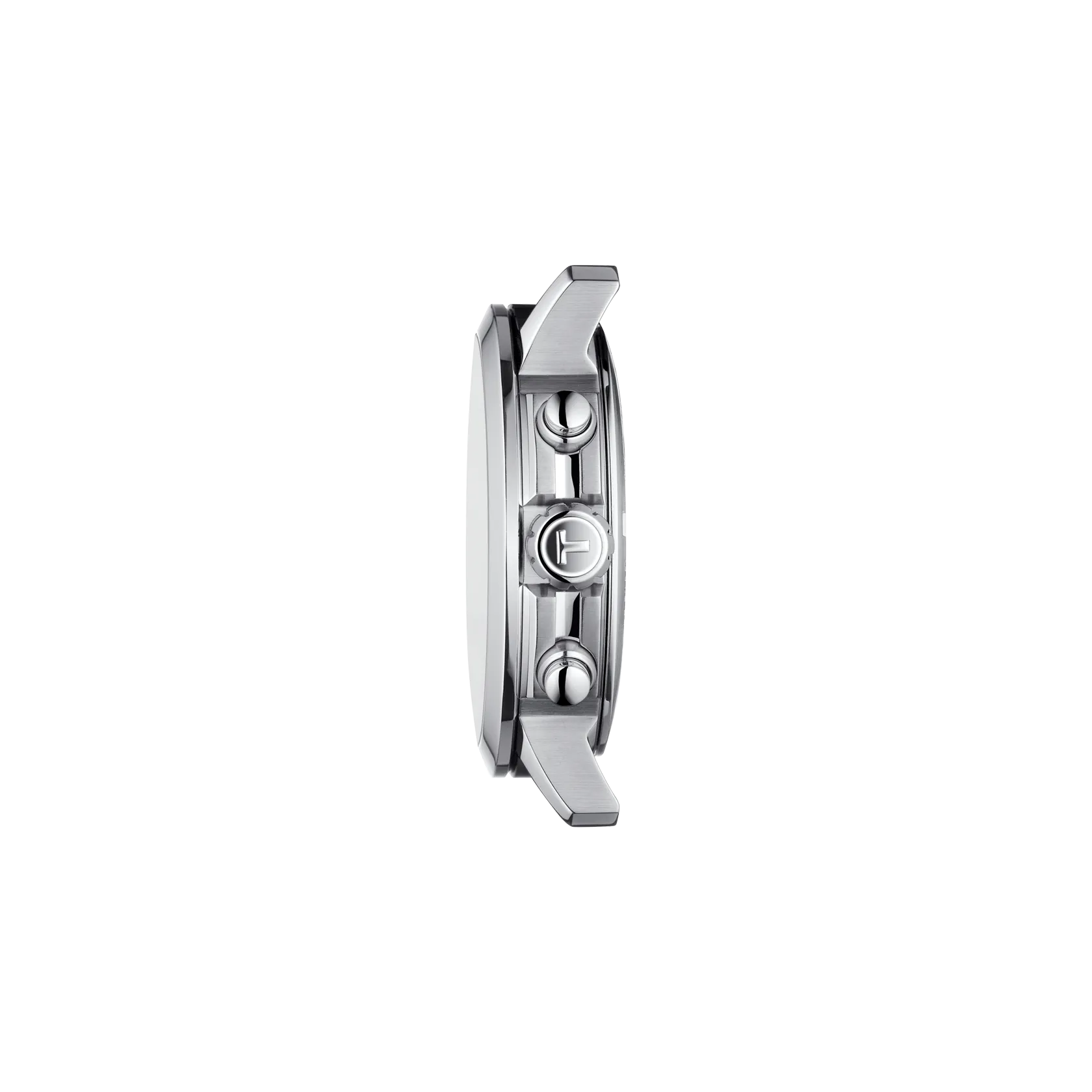 Tissot PRC 200 Chronograph dial with Arabic numerals chronograph subdials tachymeter scale