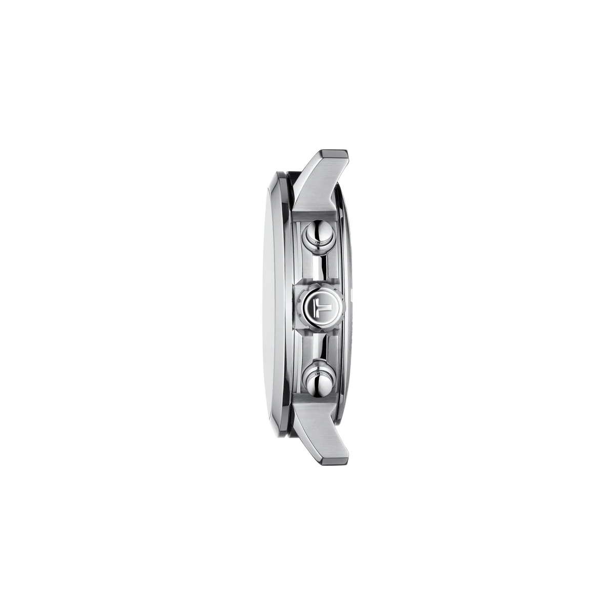 Tissot PRC 200 Chronograph dial with Arabic numerals chronograph subdials tachymeter scale