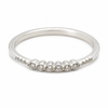 9ct White Gold Diamond Band 1102250