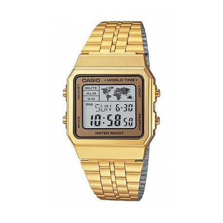 Casio Retro Gold World Time-A500WGA-9DF