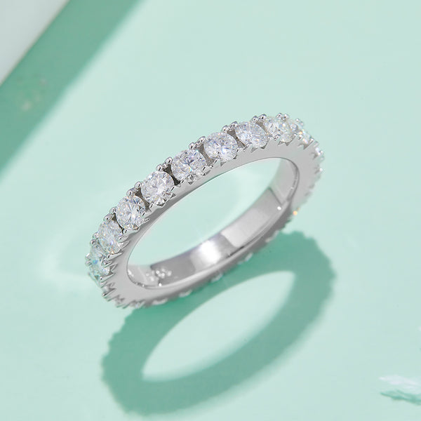 Full Eternity Moissanite Ring – M55B - Cassim & Co South Africa