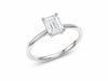 9ct White Gold 1ct Emerald Lab Grown Diamond Ring - Cassim & Co South Africa