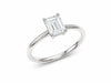 9ct White Gold 1ct Emerald Lab Grown Diamond Ring - Cassim & Co South Africa