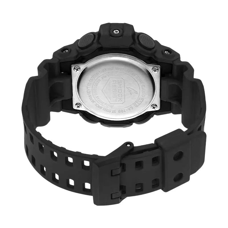 Casio G-Shock GA-700-1BDR Analog-Digital Black Resin Watch