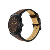 Everett Brown Quartz Leather Dark Brown Dial Analog Men's Watch