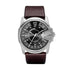 Diesel Master Chief DZ1206 front view showing grey textured dial and steel case