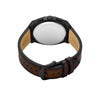 Everett Brown Quartz Leather Dark Brown Dial Analog Men's Watch