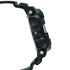 Matte black dial with raised hour markers and digital sub-displays