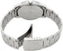 Triple-fold clasp closed on Casio MTP-V001D stainless steel bracelet