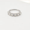Round Eternity Moissanite Ring