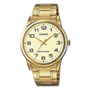 Casio Enticer MTP-V001G Quartz Gold Dial Stainless Steel Watch (MTP-V001G-9BUDF)