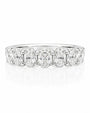 9ct White Gold 1.41ct Oval Lab Grown Diamond Seven Stone Ring (LR22)