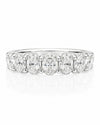 9ct White Gold 1.41ct Oval Lab Grown Diamond Seven Stone Ring (LR22)