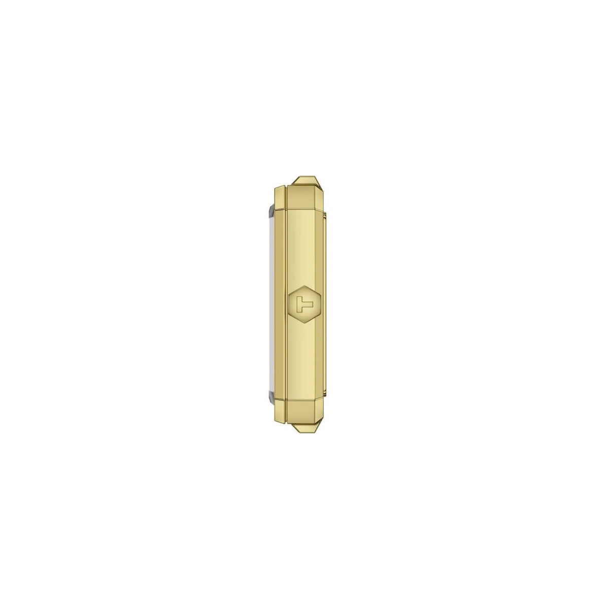 Tissot SRV 30mm Rectangular Mother of Pearl Dial Gold-Tone Steel Bracelet Watch (T1601103311300)