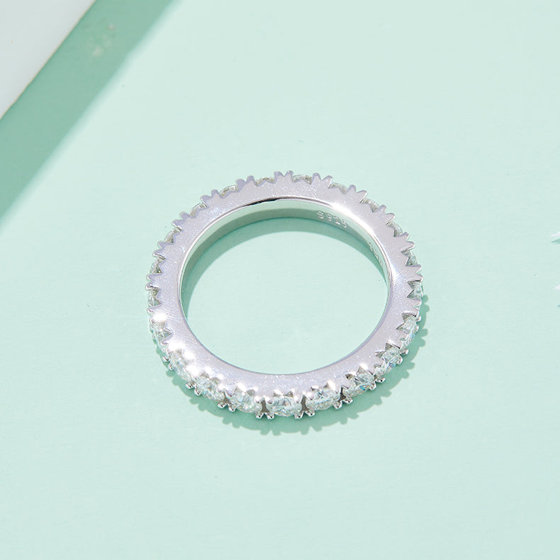 Full Eternity Moissanite Ring – M55B - Cassim & Co South Africa