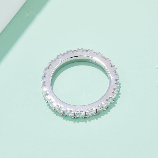 Full Eternity Moissanite Ring – M55B - Cassim & Co South Africa