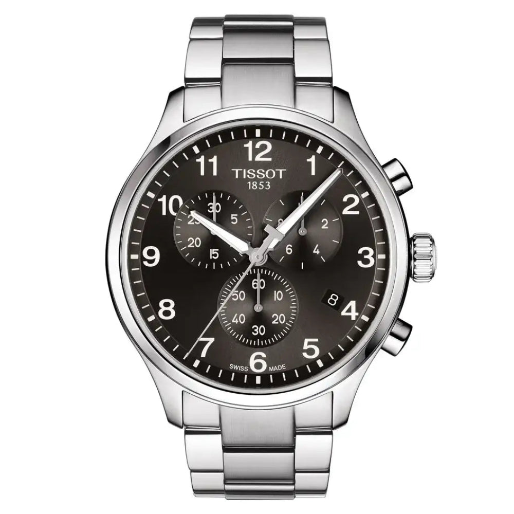 Tissot Chrono XL Classic with black dial and three chronograph subdials