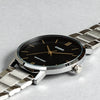 Casio MTP-VT01D-1B Quartz Black Dial Gold Index Stainless Steel Watch