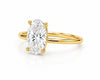 9ct Yellow Gold 2ct Oval Lab Grown Diamond Ring - Cassim & Co South Africa