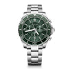 Victorinox Maverick Chronograph 241946 green dial stainless steel watch with unidirectional bezel and Swiss quartz movement
