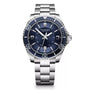 Victorinox Maverick Large 242007 Swiss Made Blue Dial 43mm Stainless Steel Dive Watch with Rotating Bezel