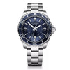 Victorinox Maverick Large 242007 Swiss Made Blue Dial 43mm Stainless Steel Dive Watch with Rotating Bezel