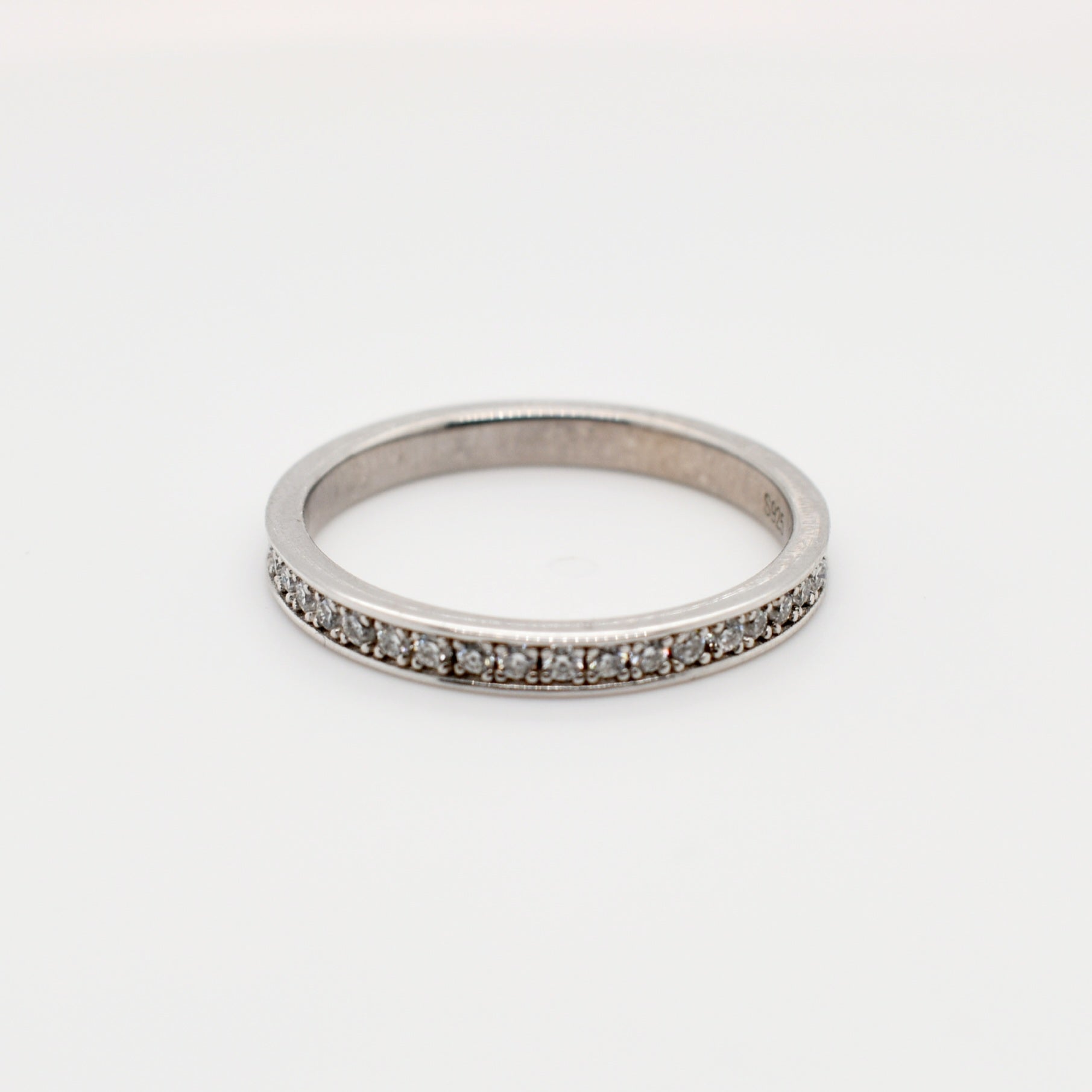 Moissanite Full Eternity Band