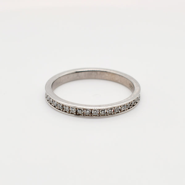 Moissanite Full Eternity Band