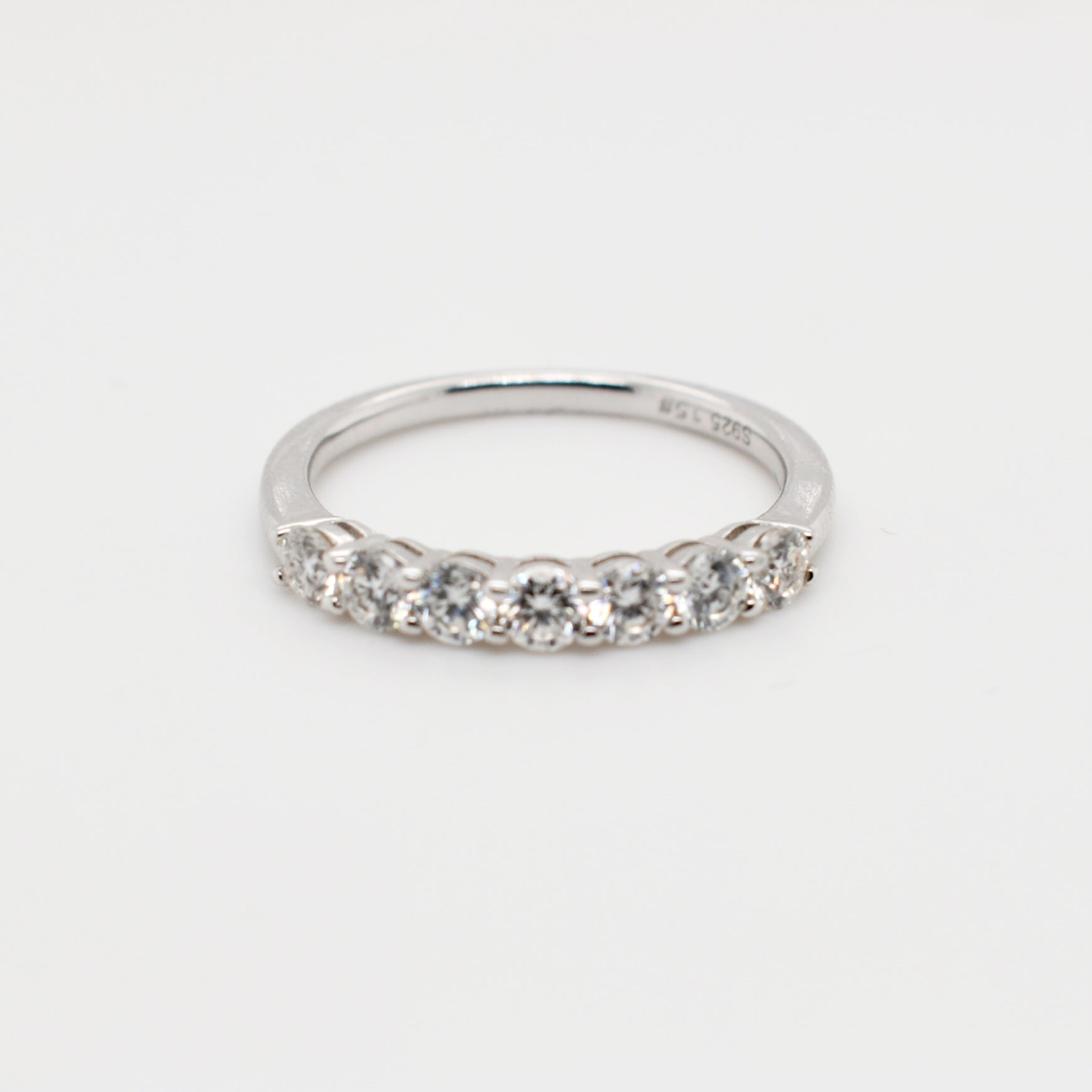 Moissanite Eternity Band