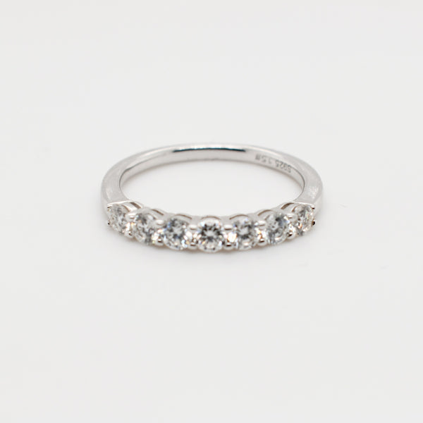 Moissanite Eternity Band