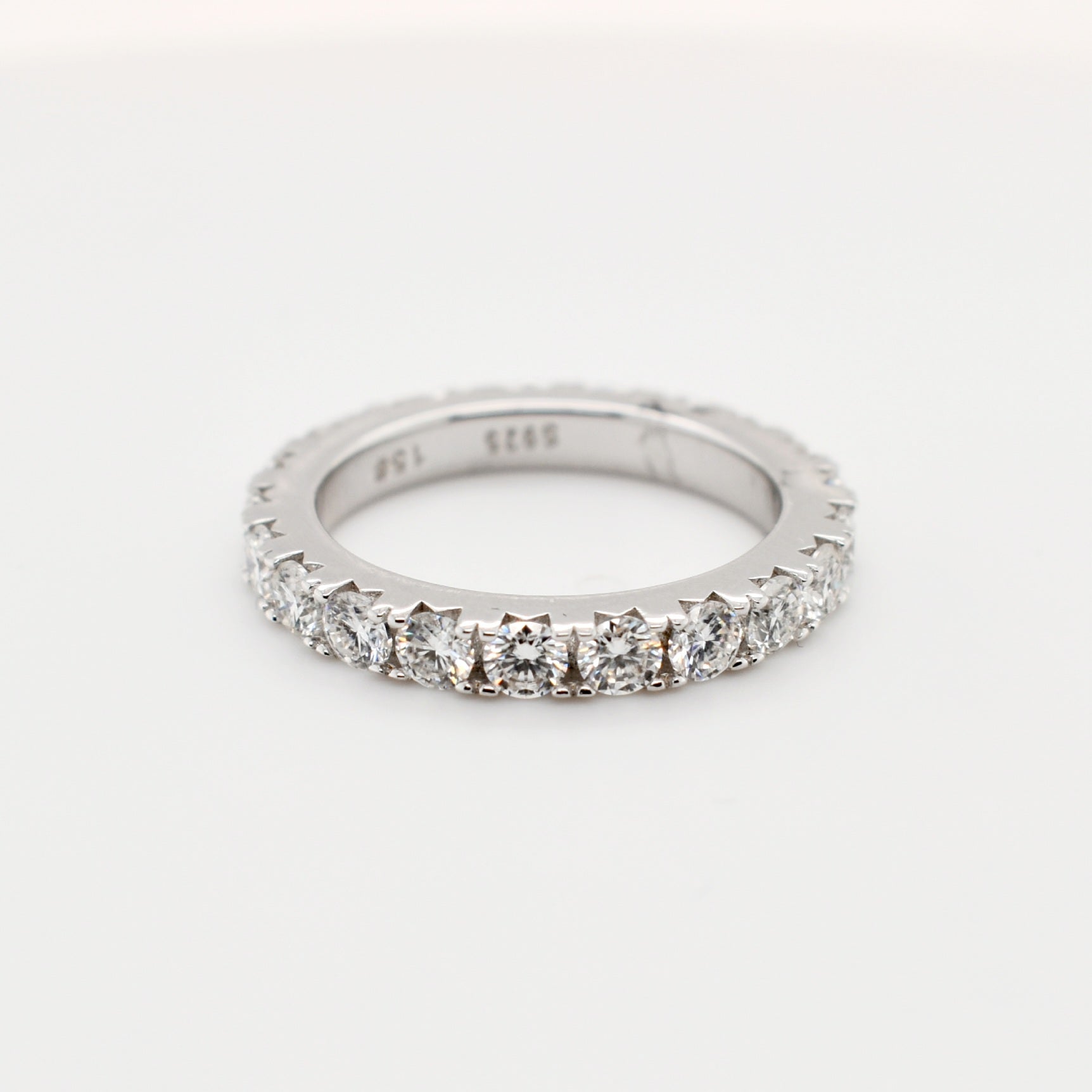 Moissanite Full Eternity Band
