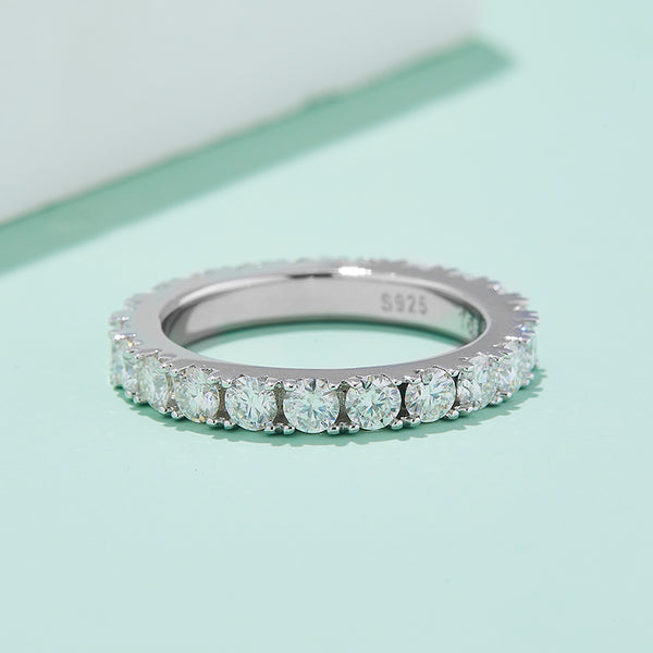 Full Eternity Moissanite Ring – M55B - Cassim & Co South Africa