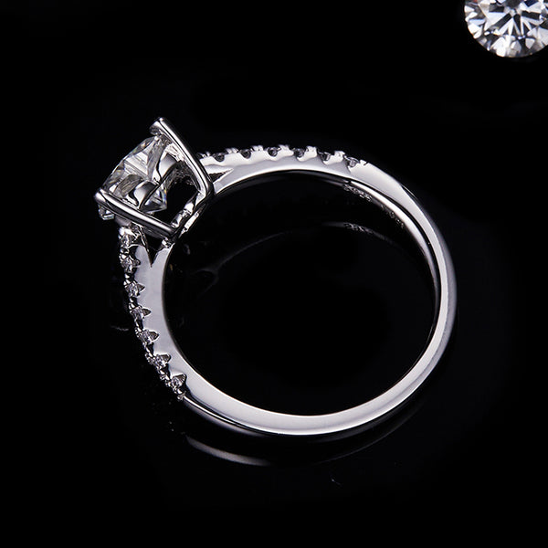 1ct Heart Solitaire Moissanite Ring – M91C - Cassim & Co South Africa