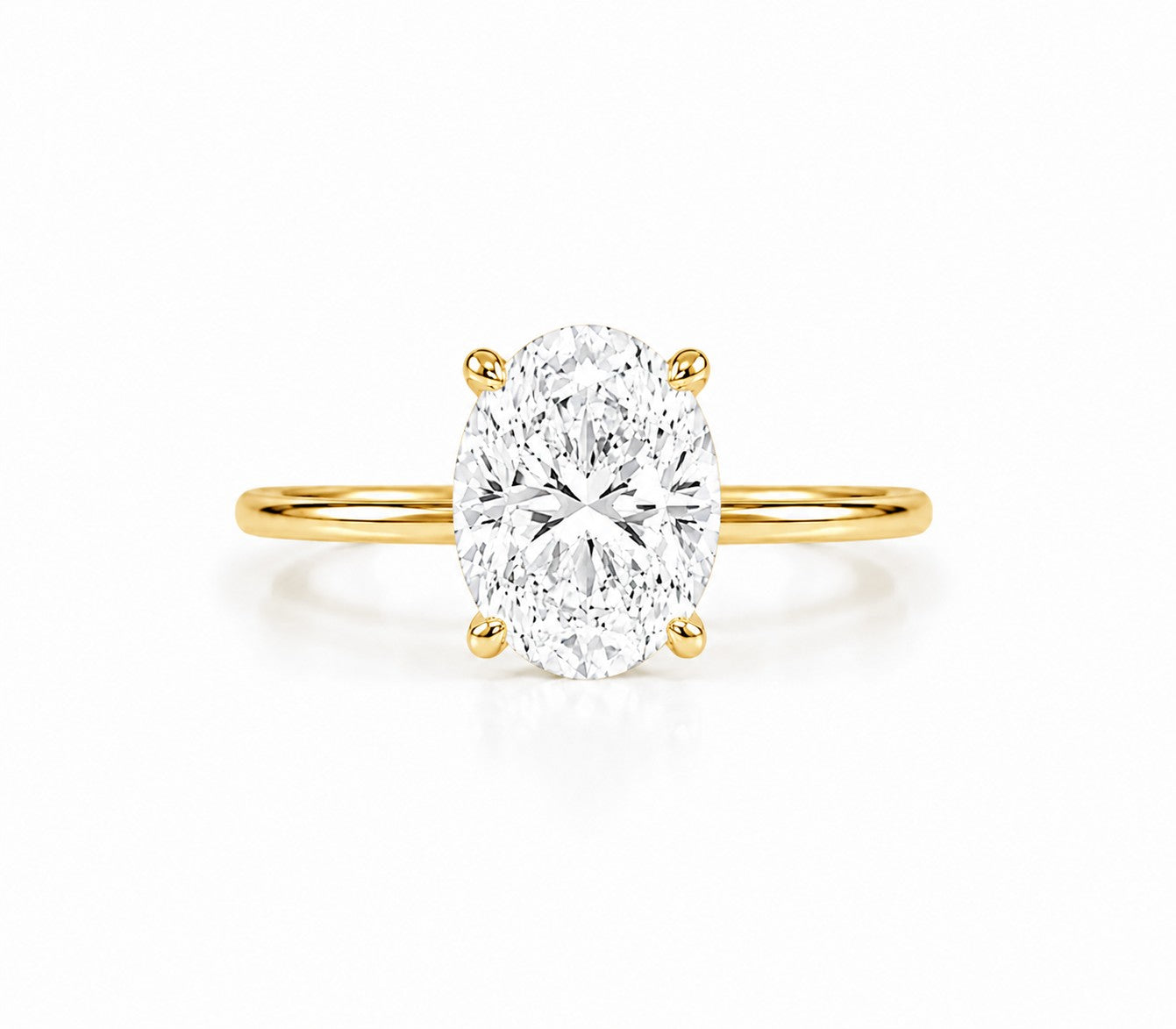 9ct Yellow Gold 1.50ct Lab Grown Diamond Ring