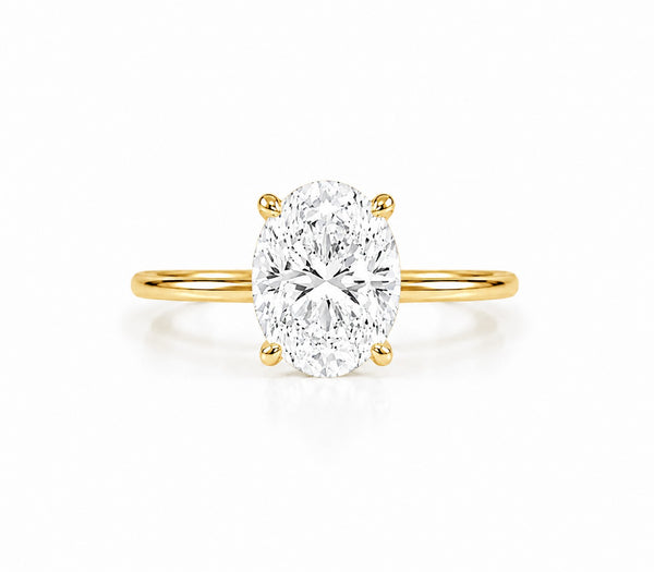 9ct Yellow Gold 1.50ct Lab Grown Diamond Ring
