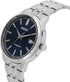 Side profile of 41mm round stainless steel case and crown